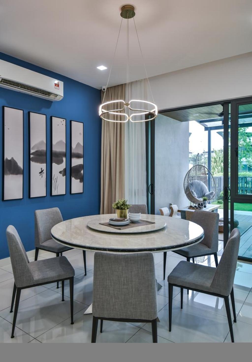 Modern, Landed, Dining Room, Setia Eco Glades, Cyberjaya, Interior Designer, Viyest Interior Design