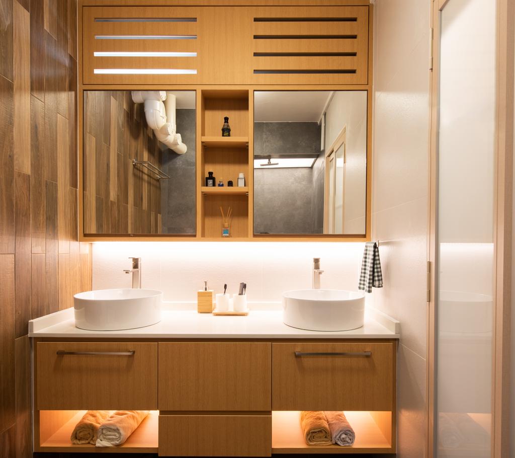 Contemporary, HDB, Bathroom, Toa Payoh Lorong 8, Interior Designer, Dyel Design, Scandinavian