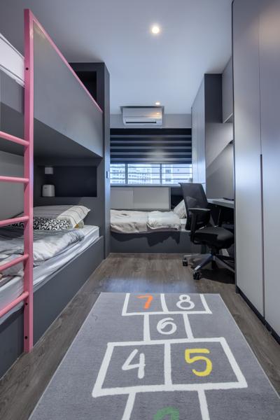 Yishun Avenue 11, Swiss Interior Design, , , Bedroom, , Kids, Double Deck Bed, Kids Room