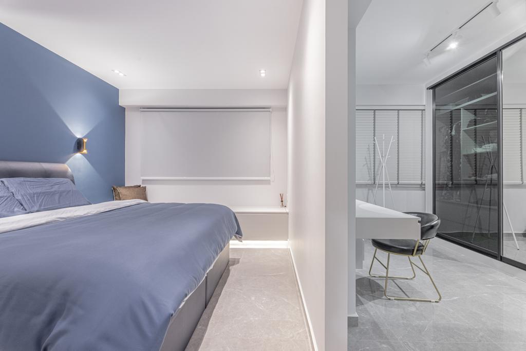 Contemporary, HDB, Bedroom, Anchorvale Lane, Interior Designer, Luova Project Services