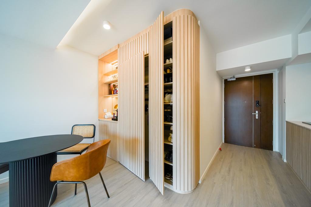 Scandinavian, HDB, Living Room, Cantonment Road, Interior Designer, Albedo Design