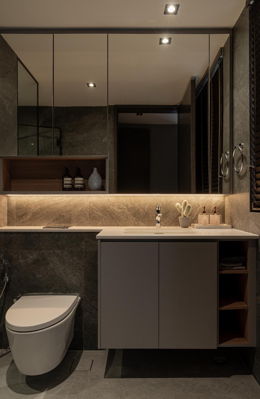 Modern, Condo, Bathroom, Jewel @ Buangkok, Interior Designer, Insight.Out Studio, Contemporary