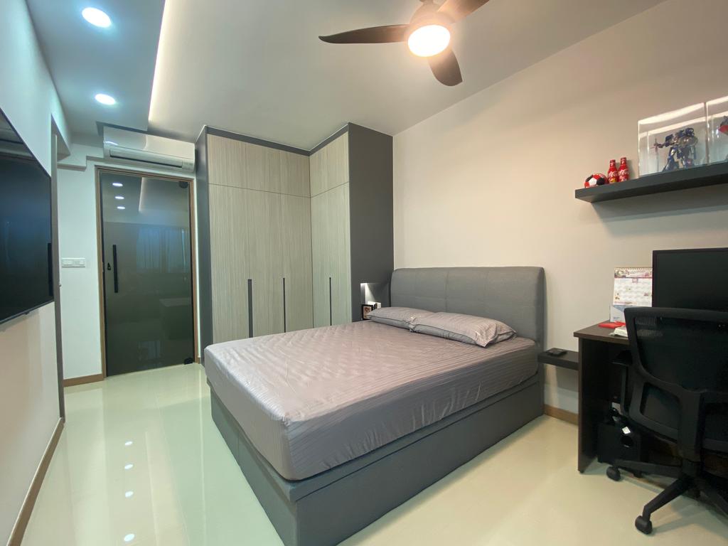 Modern, HDB, Bedroom, Bidadari Park Drive, Interior Designer, Sky Creation Asia