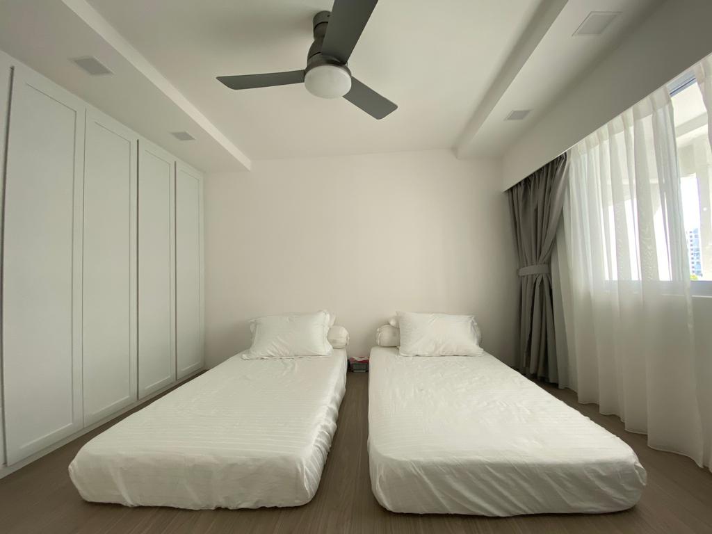 Minimalist, HDB, Bedroom, Jurong West Street 41, Interior Designer, Sky Creation Asia