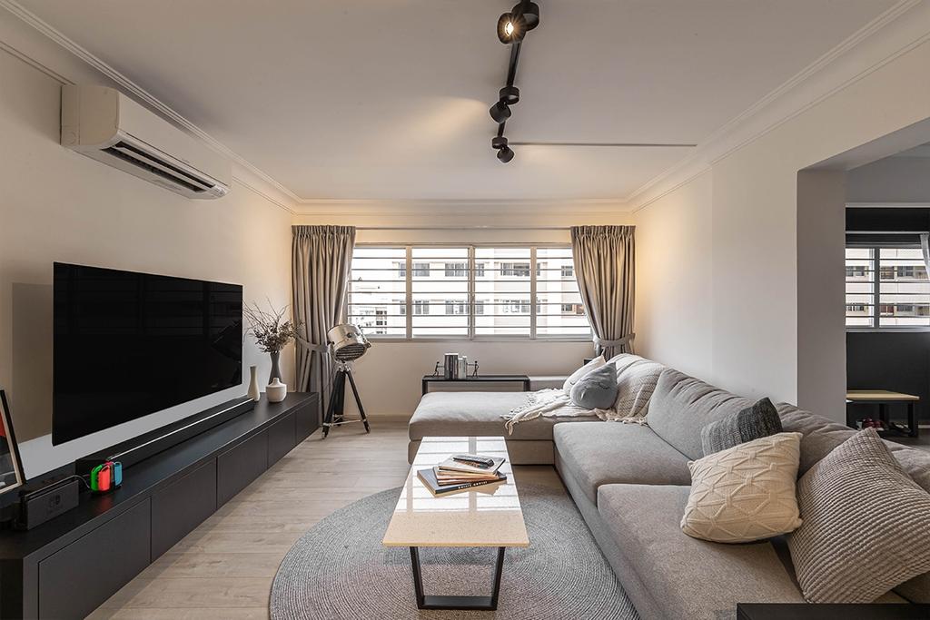 Modern, HDB, Living Room, Serangoon North Avenue 4, Interior Designer, ARK-hitecture, Contemporary
