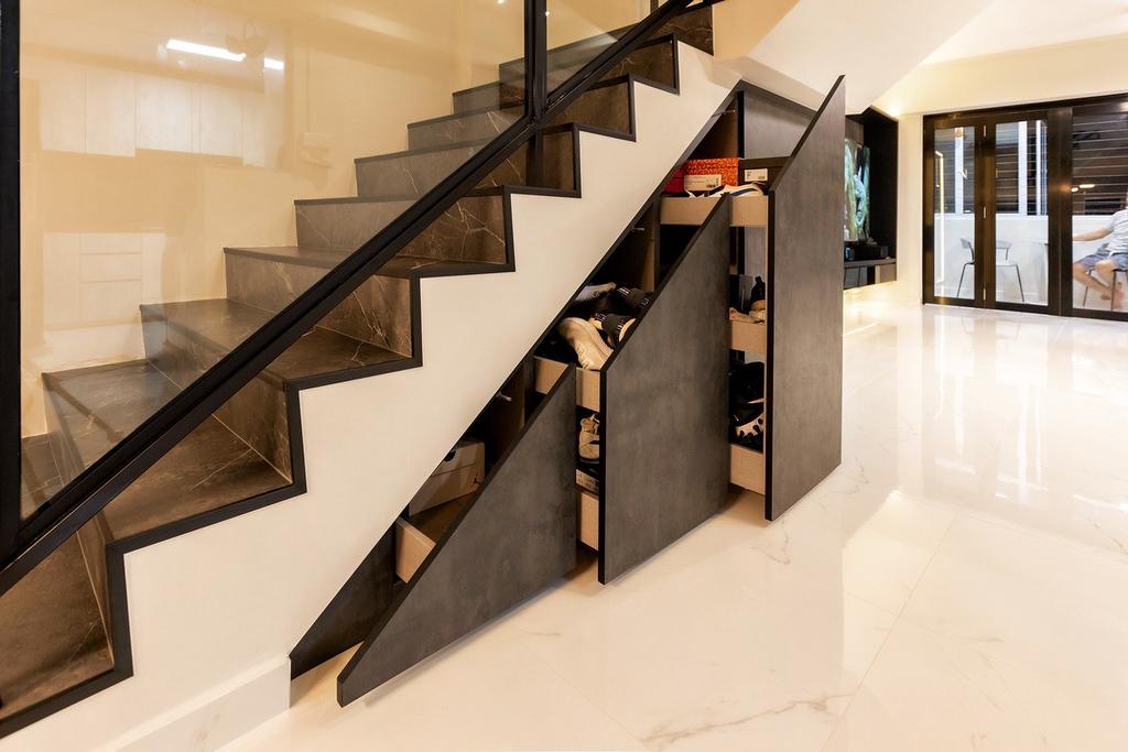Modern, HDB, Living Room, Hougang Avenue 8, Interior Designer, The Wooden Platform, Contemporary