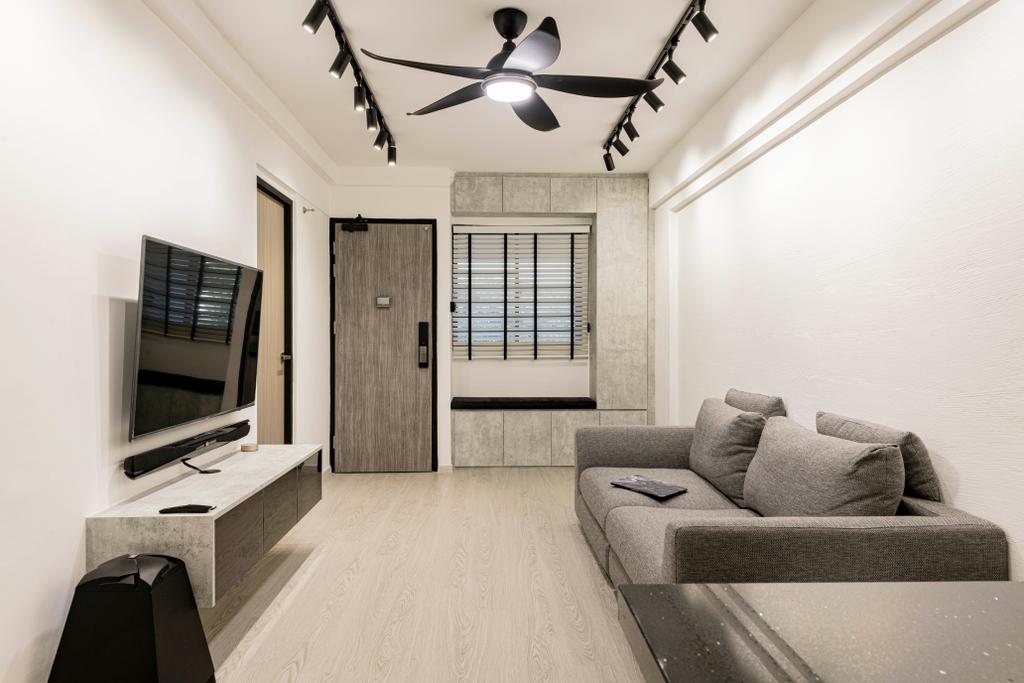 Contemporary, HDB, Living Room, Ang Mo Kio Avenue 6, Interior Designer, Butler Interior