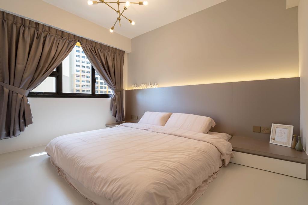 Modern, HDB, Bedroom, Bukit Batok West Avenue 8, Interior Designer, The Makers Design Studio, Scandinavian