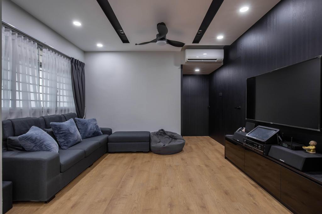 Contemporary, HDB, Living Room, Choa Chu Kang Avenue 4, Interior Designer, J Design & Build