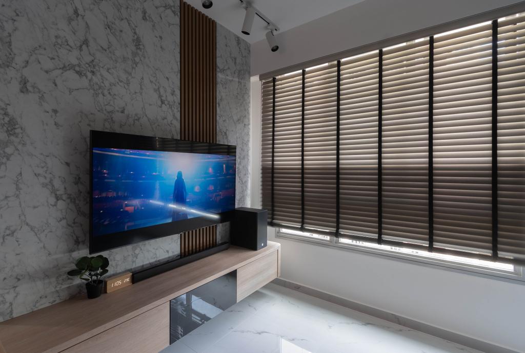 Contemporary, HDB, Living Room, Bedok North Street 4, Interior Designer, Yang's Inspiration Design