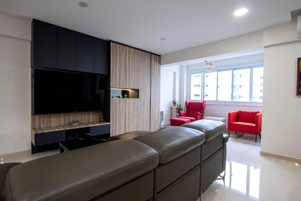 Modern, HDB, Living Room, Woodlands Drive 16, Interior Designer, Design Story