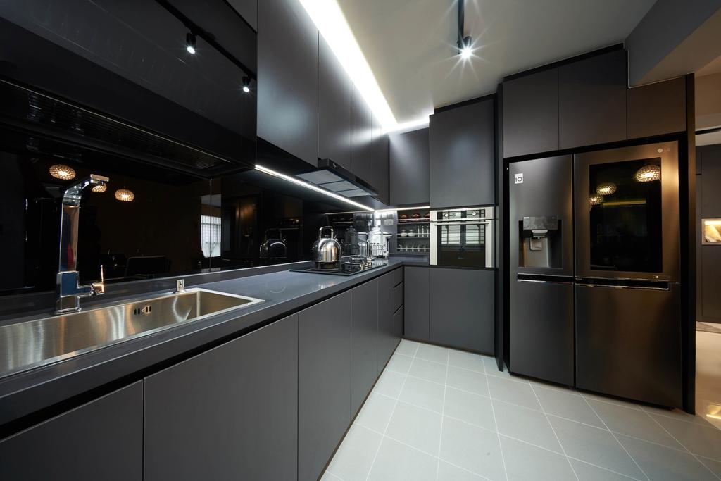Contemporary, HDB, Kitchen, Sumang Walk, Interior Designer, Aritz Design & Construction