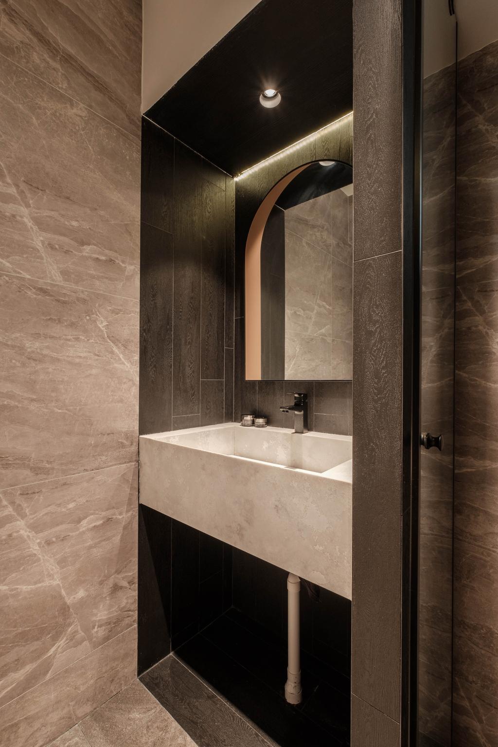 Modern, HDB, Bathroom, Sumang Lane, Interior Designer, HOFT, Contemporary