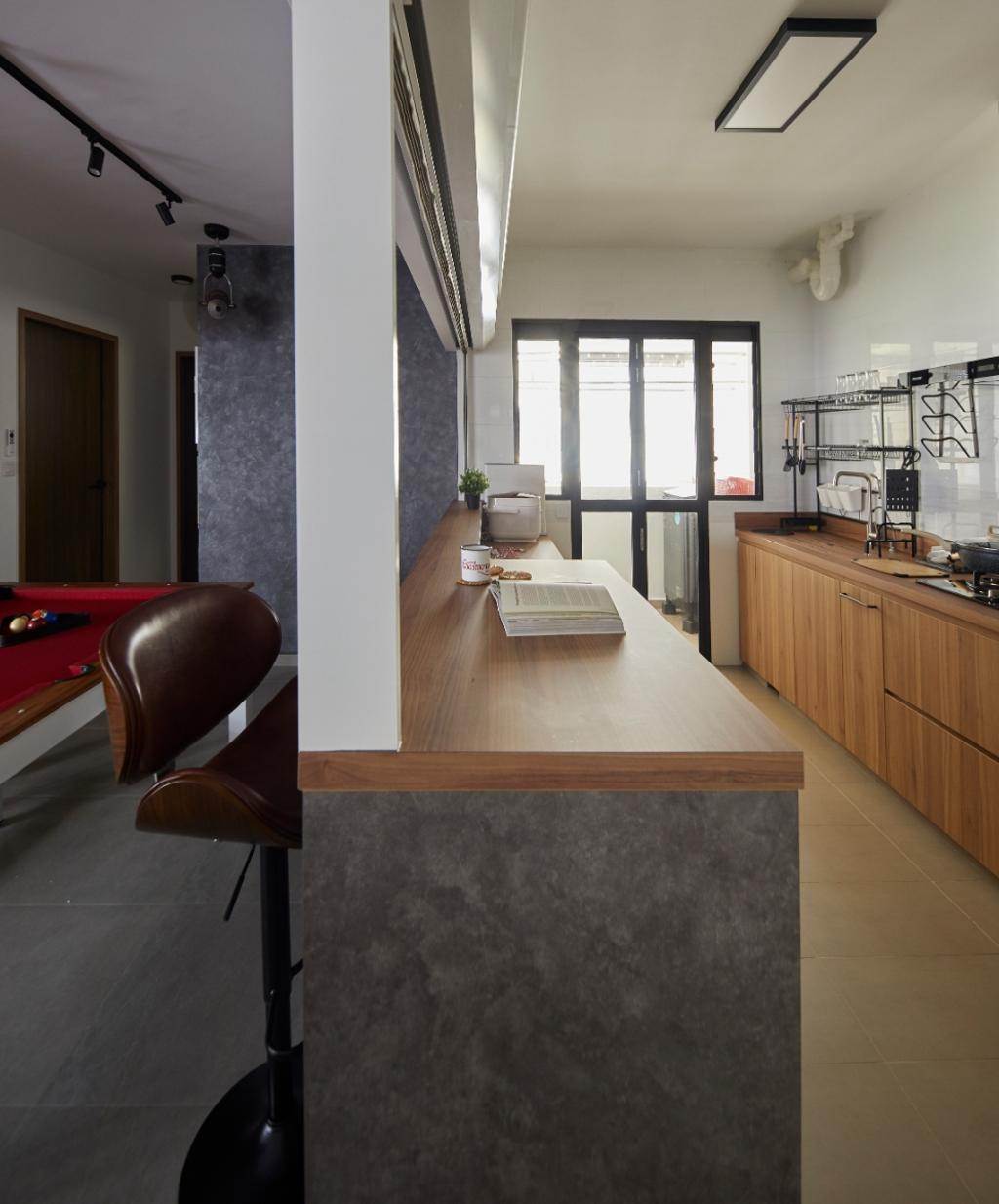 Contemporary, HDB, Kitchen, Bukit Batok Street 41, Interior Designer, Carpenters 匠, Scandinavian