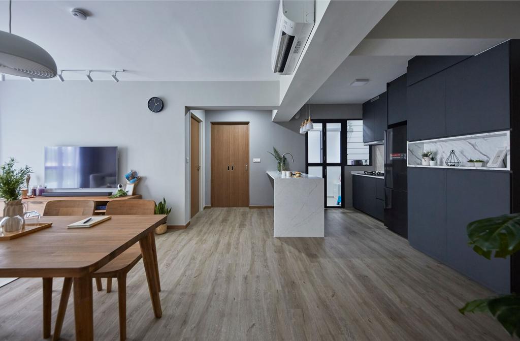 Scandinavian, HDB, Living Room, Alkaff Crescent, Interior Designer, Carpenters 匠, Contemporary