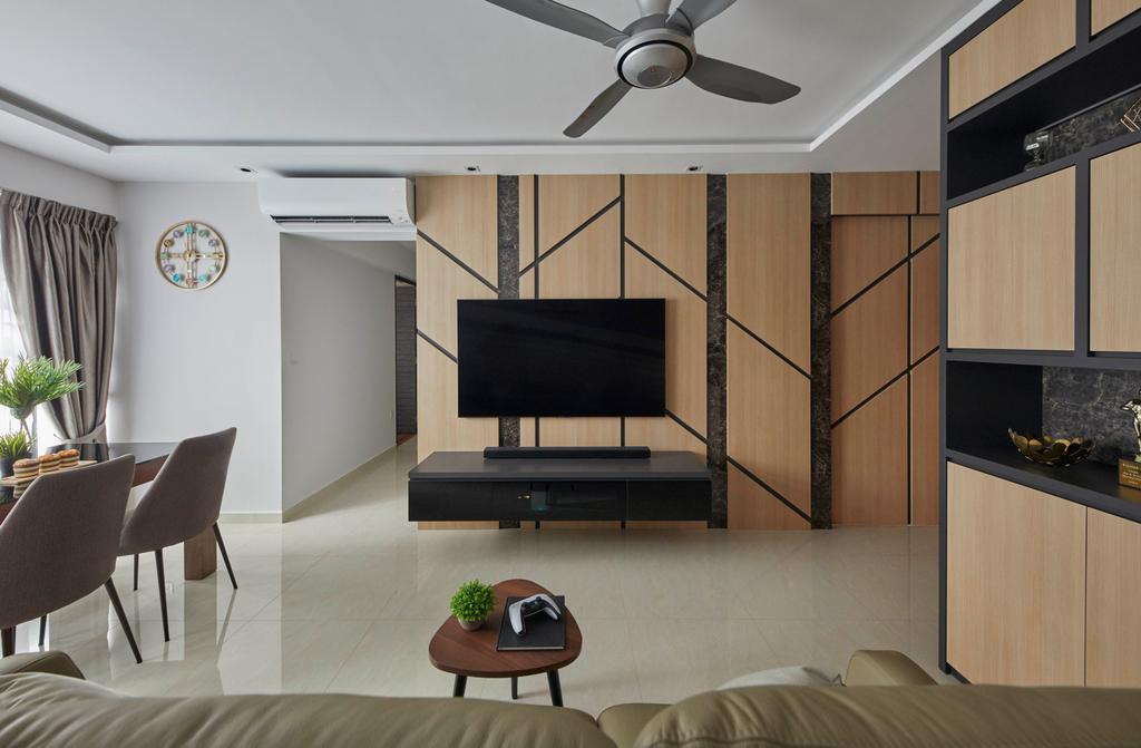Contemporary, HDB, Living Room, Ghim Moh Link, Interior Designer, The Interior Lab