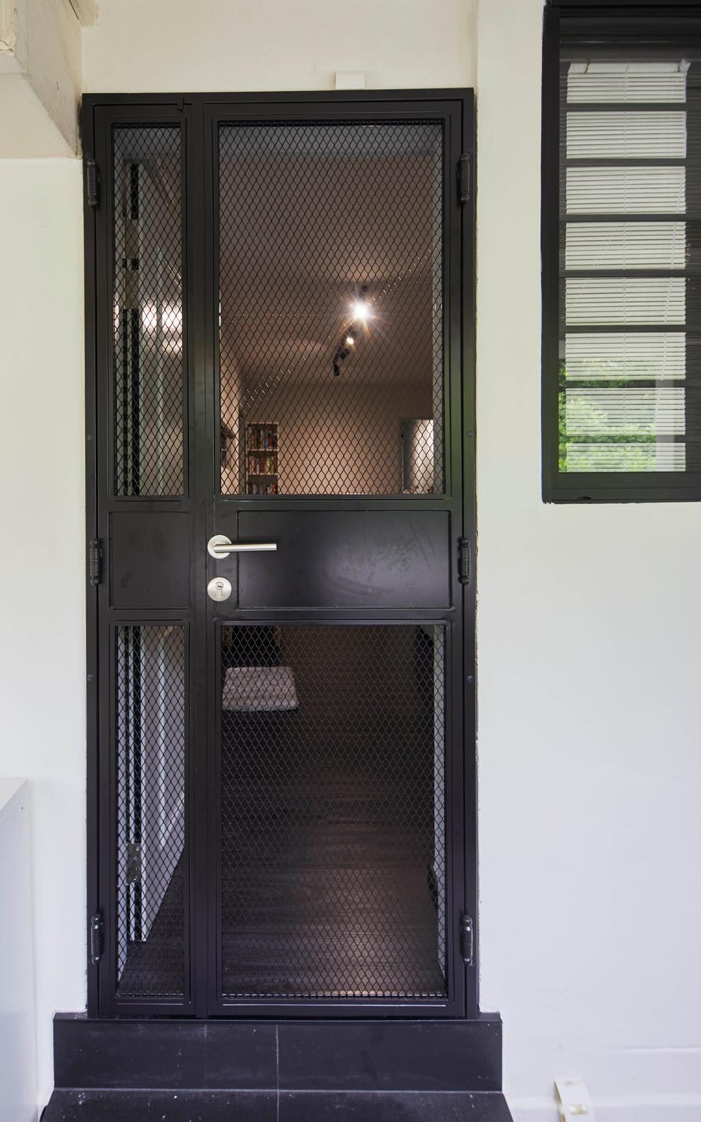 Modern, HDB, Living Room, Kim Keat Link, Interior Designer, The Interior Lab, Scandinavian, Gate, Entrance