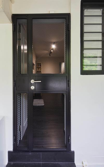 Kim Keat Link, The Interior Lab, Modern, Scandinavian, Living Room, HDB, Gate, Entrance
