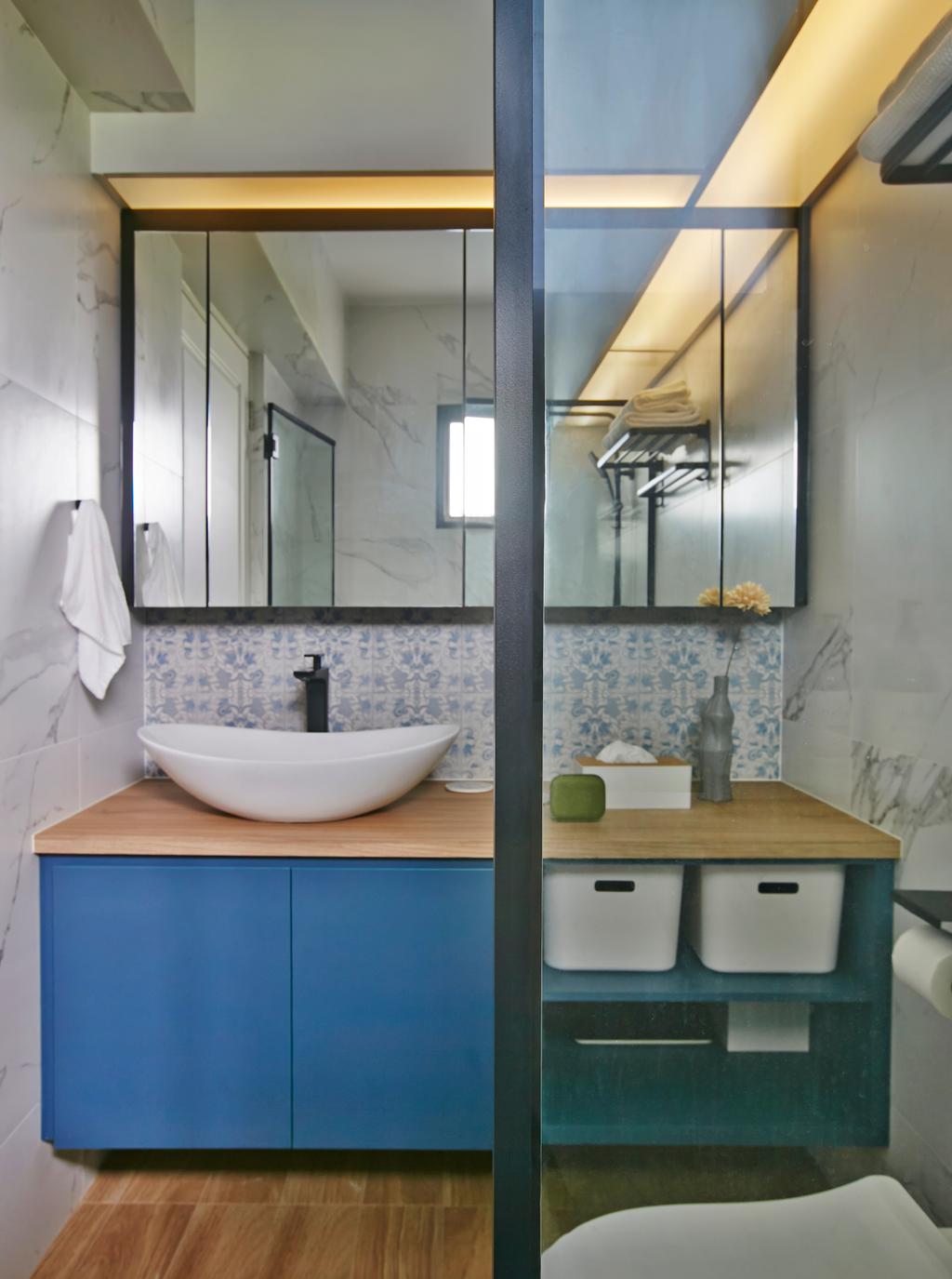 Contemporary, HDB, Bathroom, Wellington Circle, Interior Designer, Aart Boxx Interior