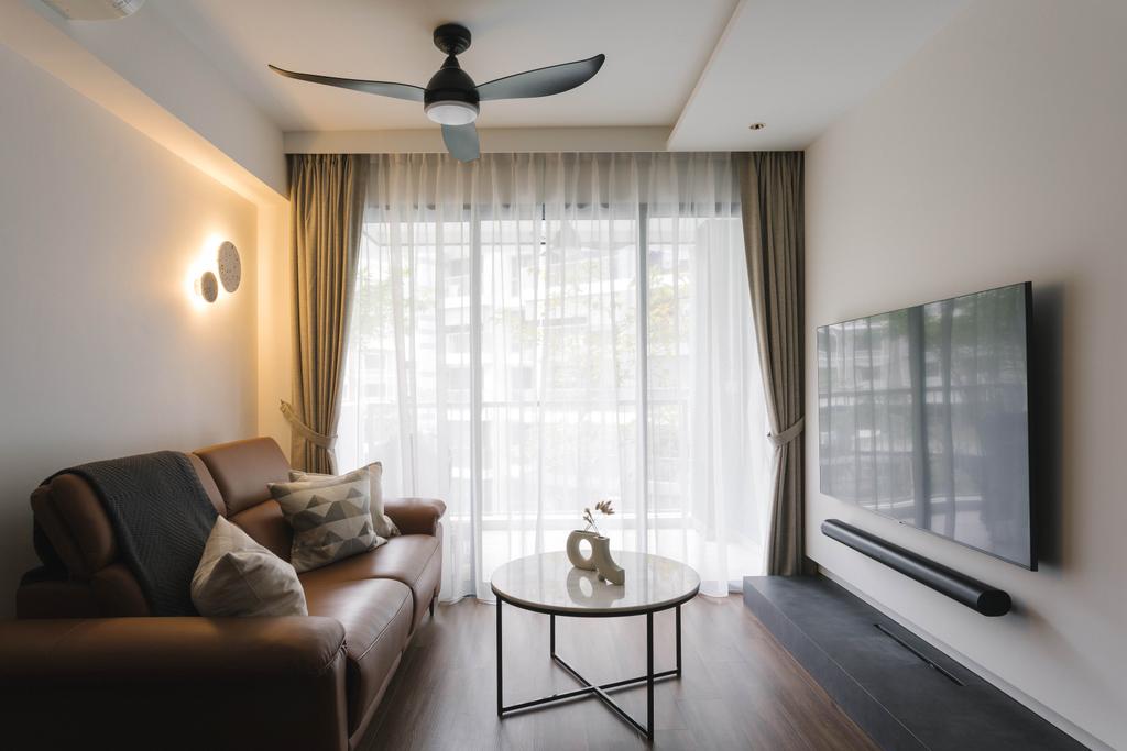 Contemporary, HDB, Living Room, Pasir Ris One, Interior Designer, ELPIS Interior Design