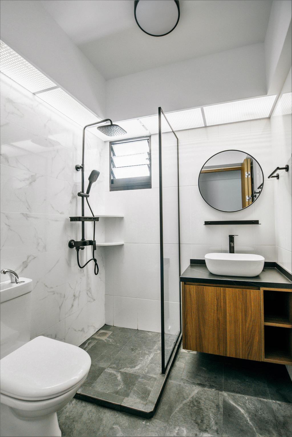 Contemporary, HDB, Bathroom, Bukit Batok West, Interior Designer, Third Paragraph, Scandinavian