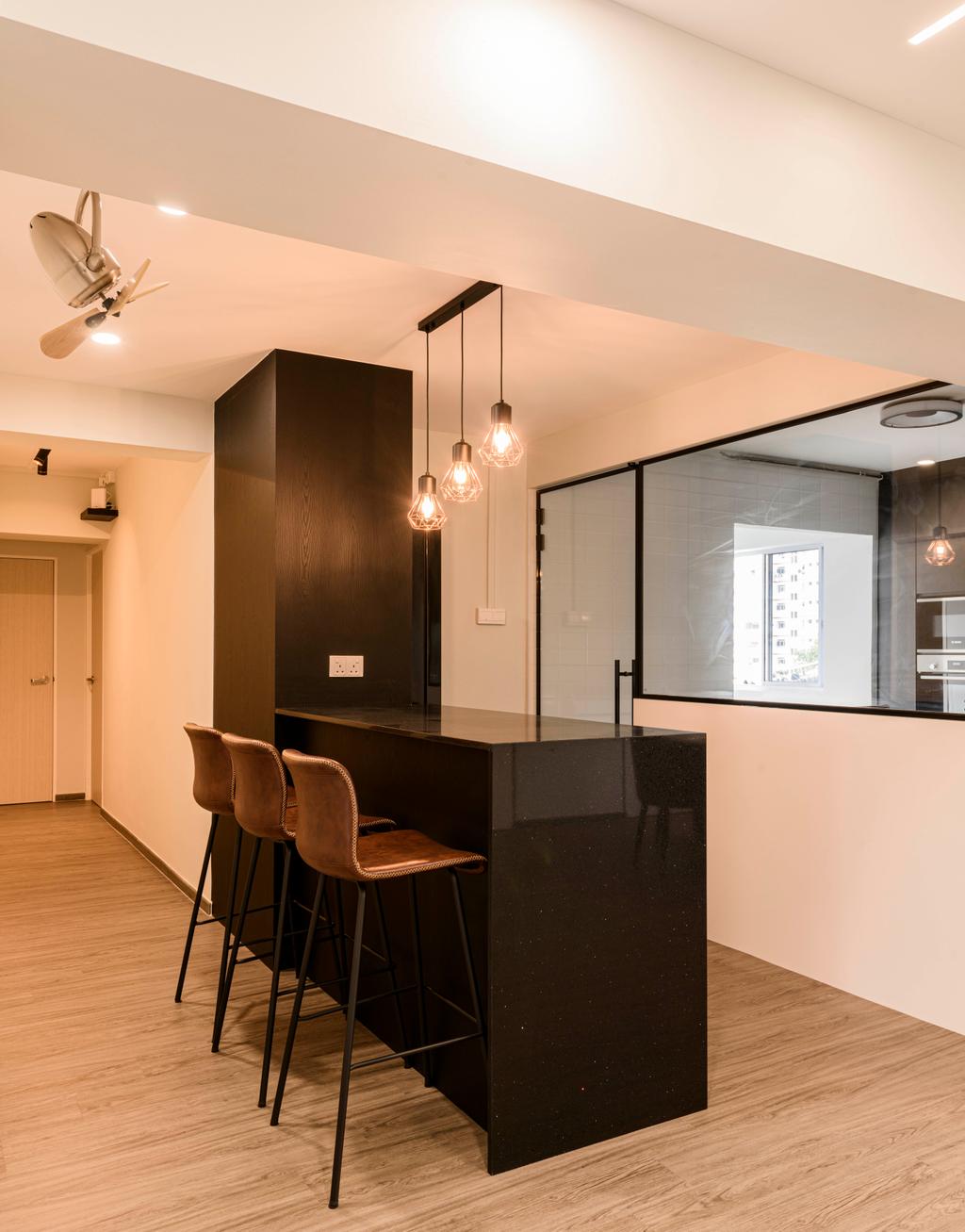 Modern, HDB, Dining Room, Pasir Ris Street 21, Interior Designer, Glamour Concept, Contemporary