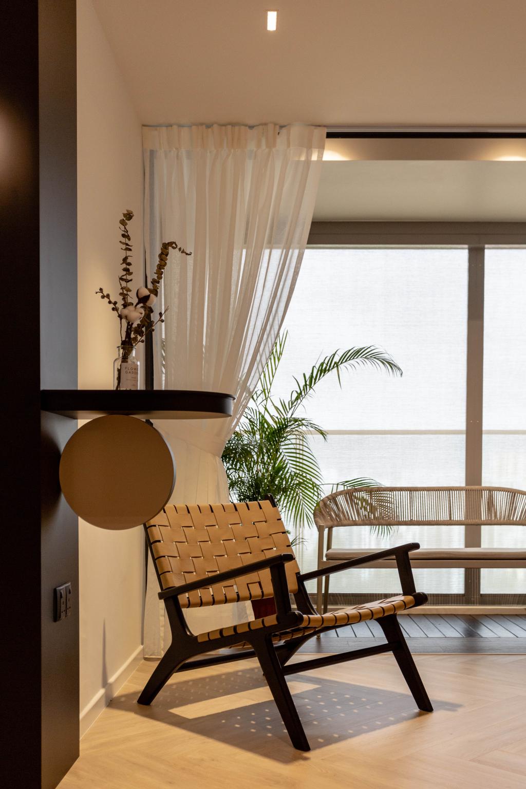 Contemporary, Condo, Living Room, Cityscape @ Farrer Park, Interior Designer, Habit