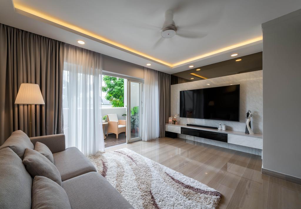 Modern, HDB, Living Room, Hougang Avenue 2, Interior Designer, Weiken.com, Contemporary