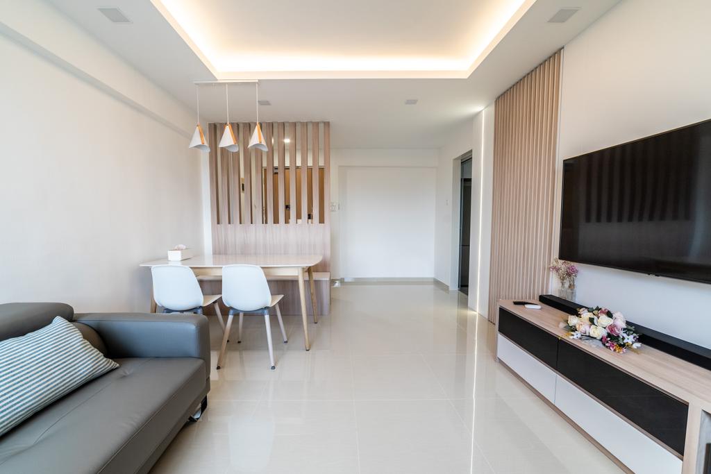 Scandinavian, HDB, Living Room, Ang Mo Kio Street 52, Interior Designer, Builders Plus