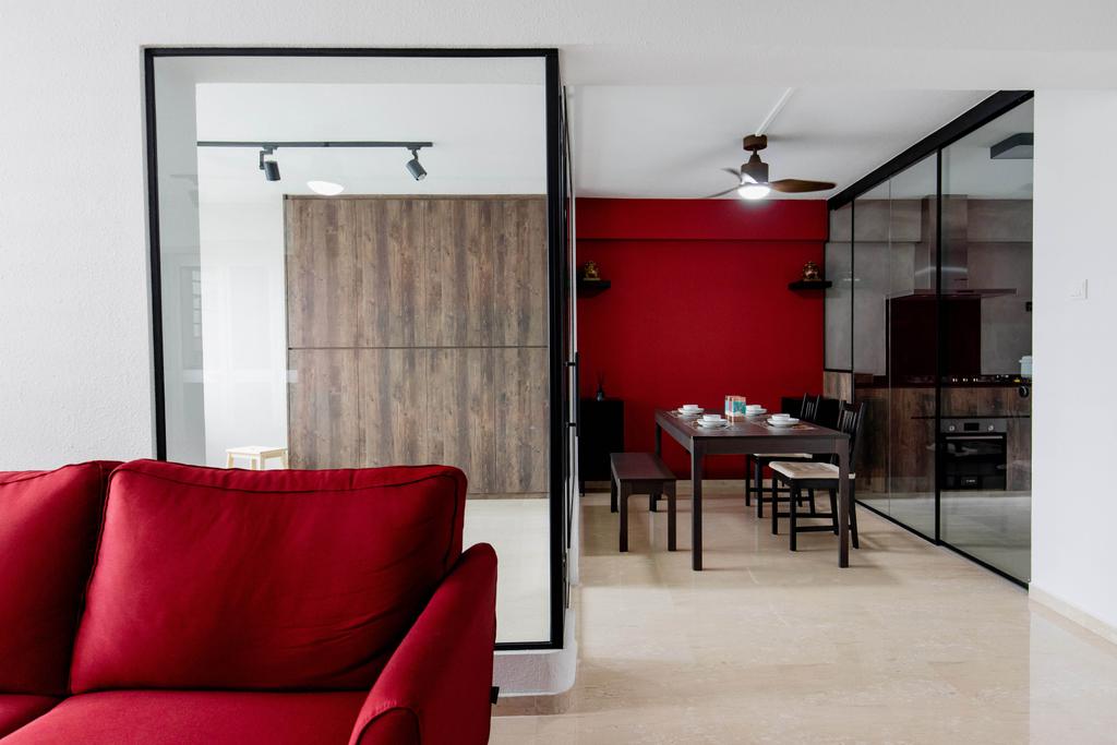Contemporary, HDB, Dining Room, Bishan Street 22, Interior Designer, Forefront Interior