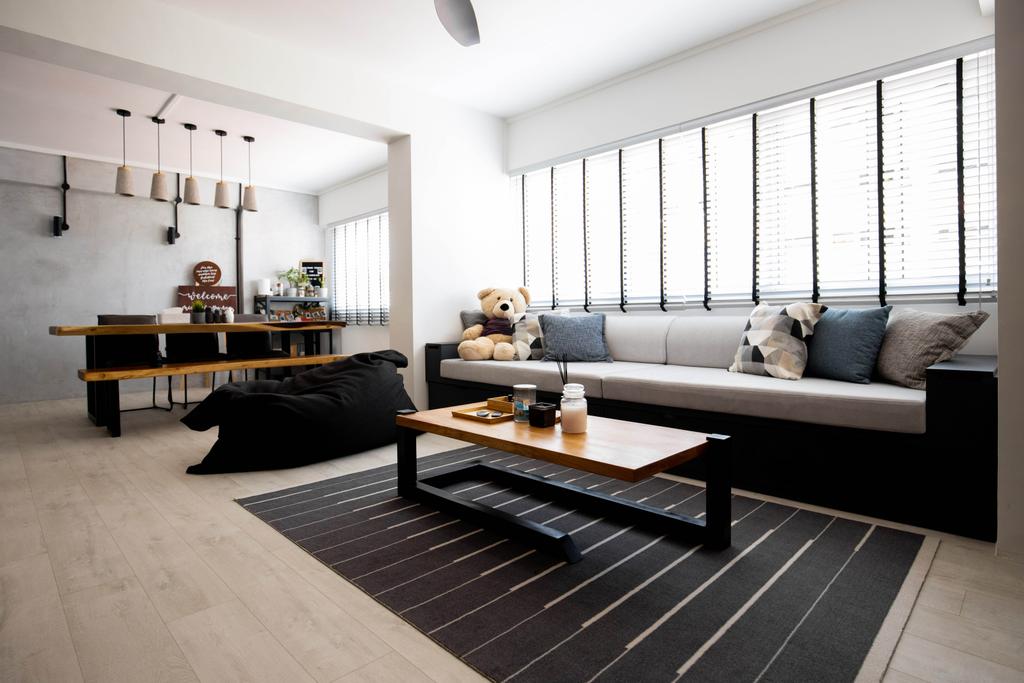 Contemporary, HDB, Living Room, Bishan Street 24, Interior Designer, Forefront Interior, Scandinavian