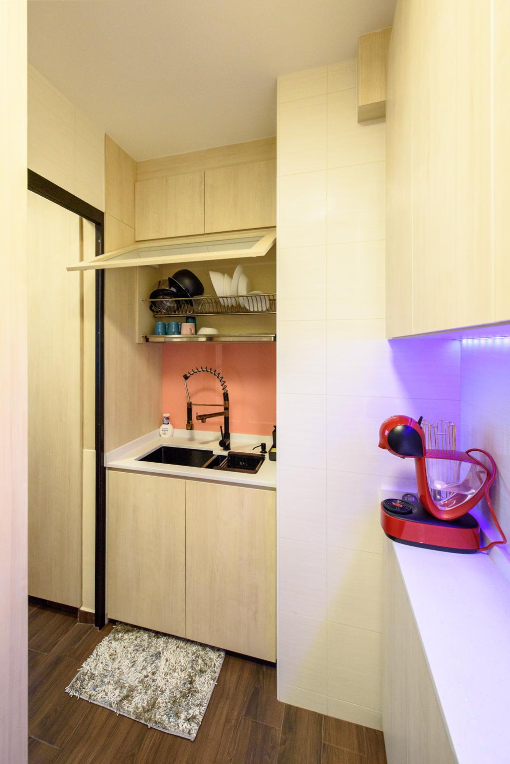 Contemporary, HDB, Kitchen, Canberra Crescent, Interior Designer, NJ Concept