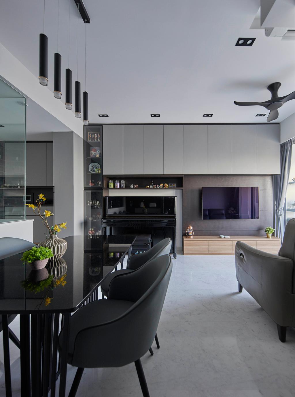 Contemporary, Condo, Living Room, Queens Peak, Interior Designer, The Interior Lab, Scandinavian