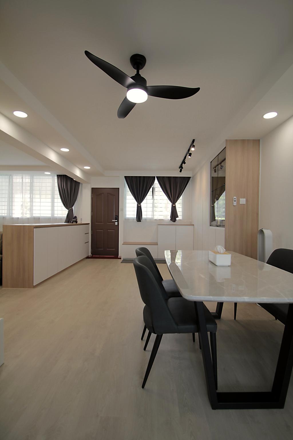 Modern, HDB, Dining Room, Bishan Street 12, Interior Designer, Mesh Room Design