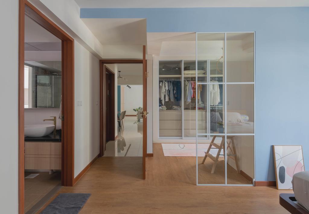 Contemporary, HDB, Bedroom, Canberra Street, Interior Designer, Urban Home Design 二本設計家, Scandinavian