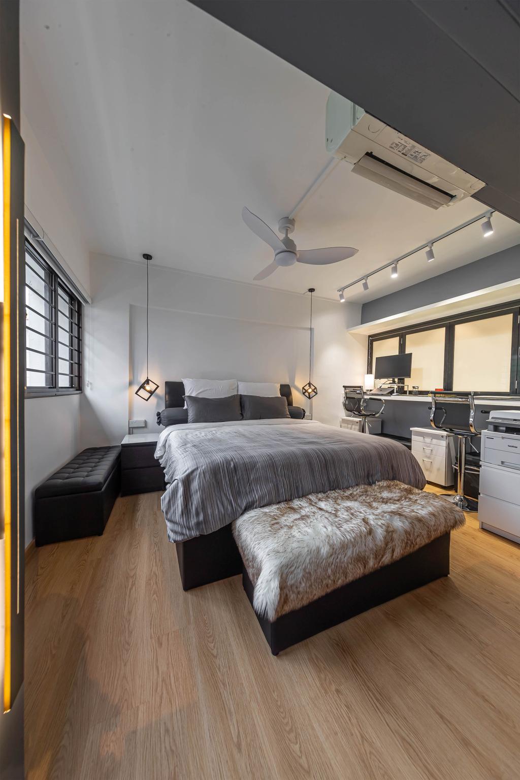 Contemporary, HDB, Bedroom, Potong Pasir Avenue 1, Interior Designer, Swiss Interior Design