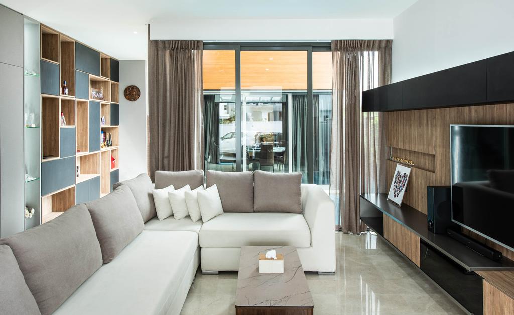 Contemporary, Landed, Living Room, Springside View, Interior Designer, Dyel Design