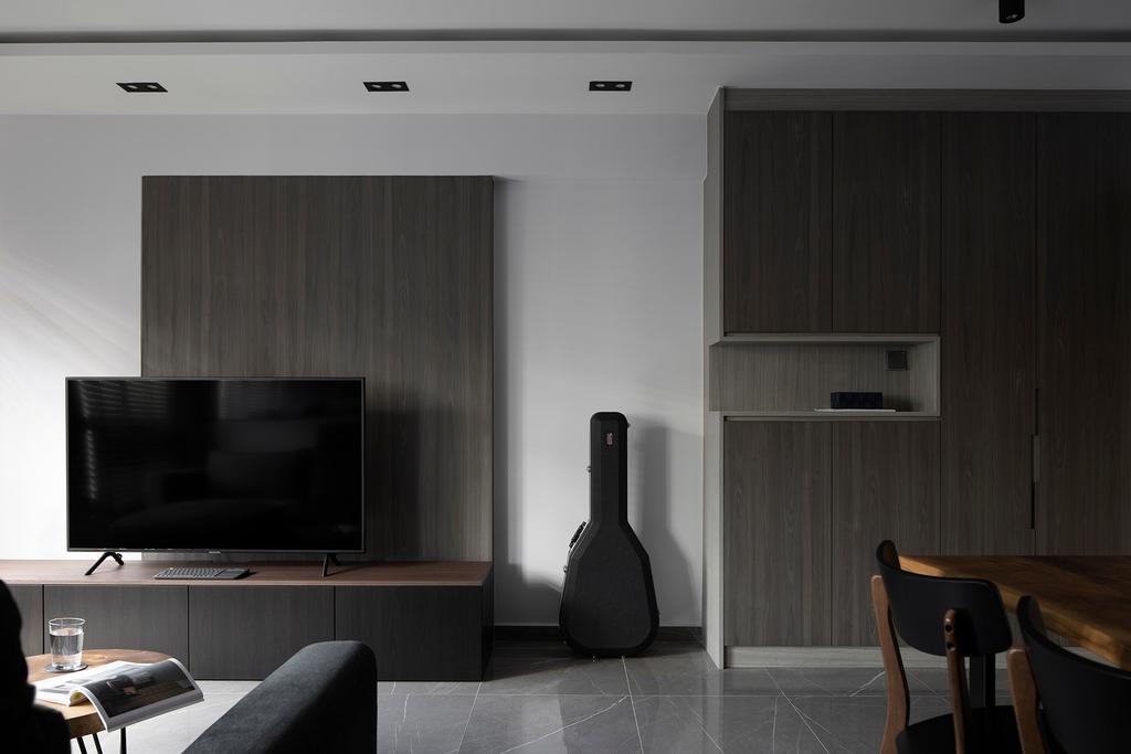 Contemporary, HDB, Living Room, Canberra Crescent, Interior Designer, ELPIS Interior Design