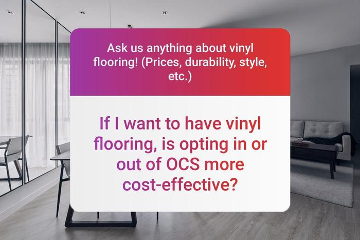buying vinyl flooring in Singapore
