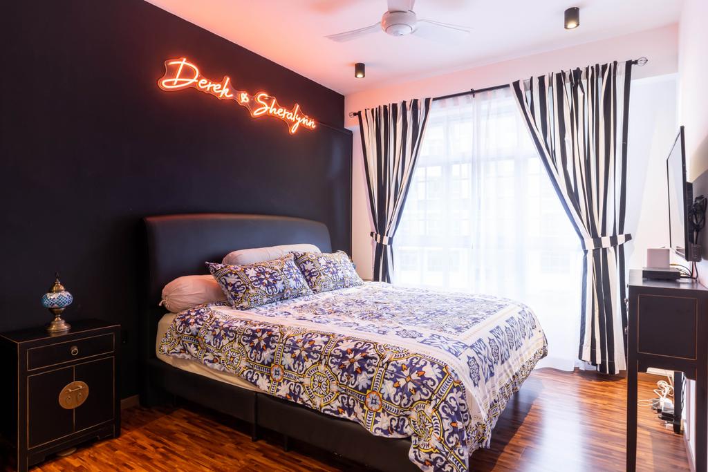 Contemporary, HDB, Bedroom, Tampines North Drive 1, Interior Designer, Renex Interior