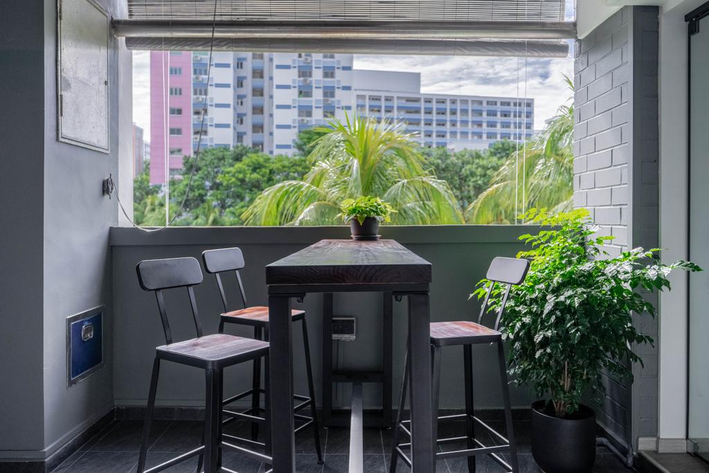Contemporary, HDB, Balcony, Pasir Ris Street 11, Interior Designer, Todz’Terior