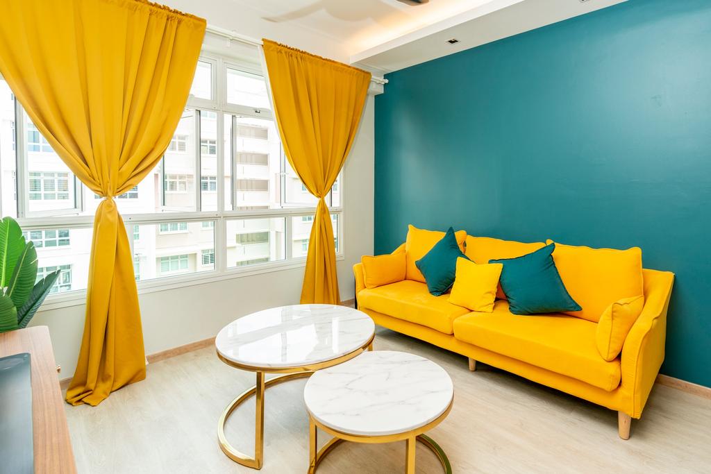 Contemporary, HDB, Living Room, Yishun Avenue 9, Interior Designer, ChengYi Interior Design