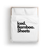 White Iced Bamboo Sheets 1