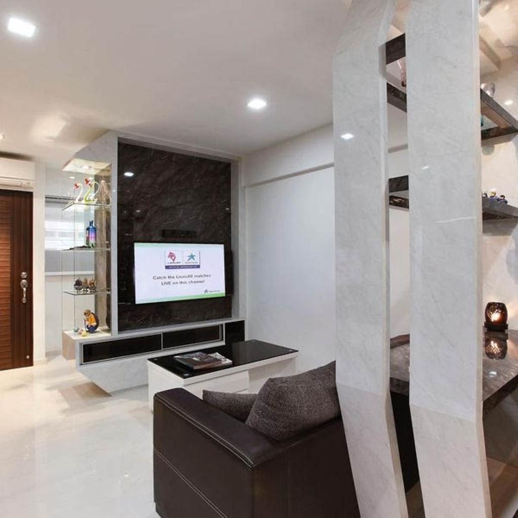 Modern, HDB, Living Room, Ang Mo Kio Avenue 1, Interior Designer, 360 Interior
