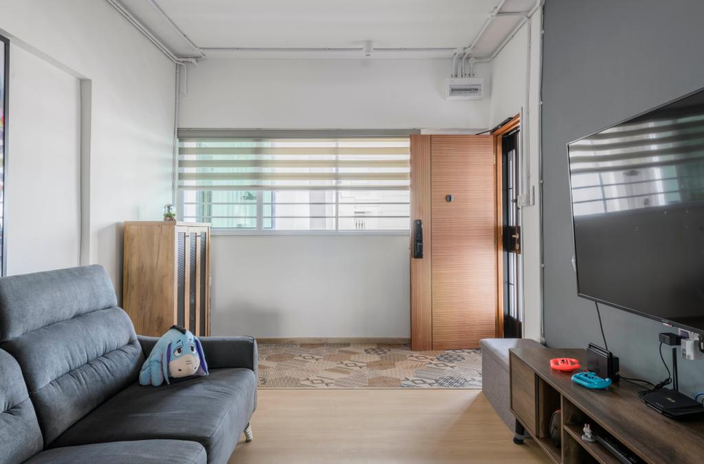 Contemporary, HDB, Living Room, Bukit Purmei, Interior Designer, Butler Interior
