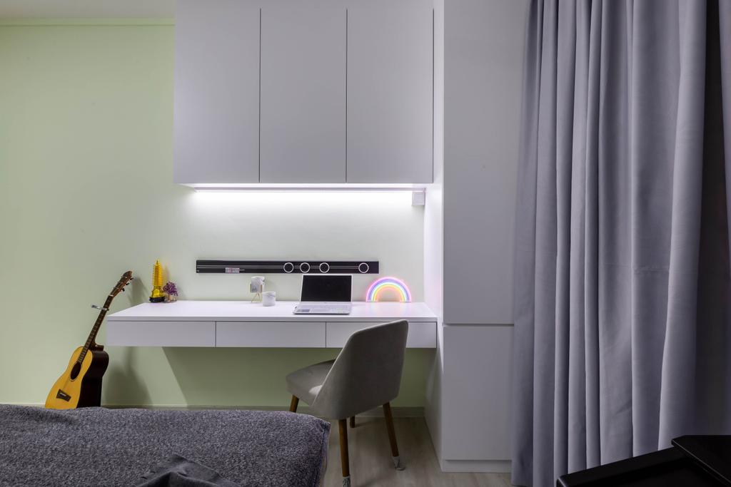 Contemporary, HDB, Bedroom, Toh Guan Road, Interior Designer, Yang's Inspiration Design