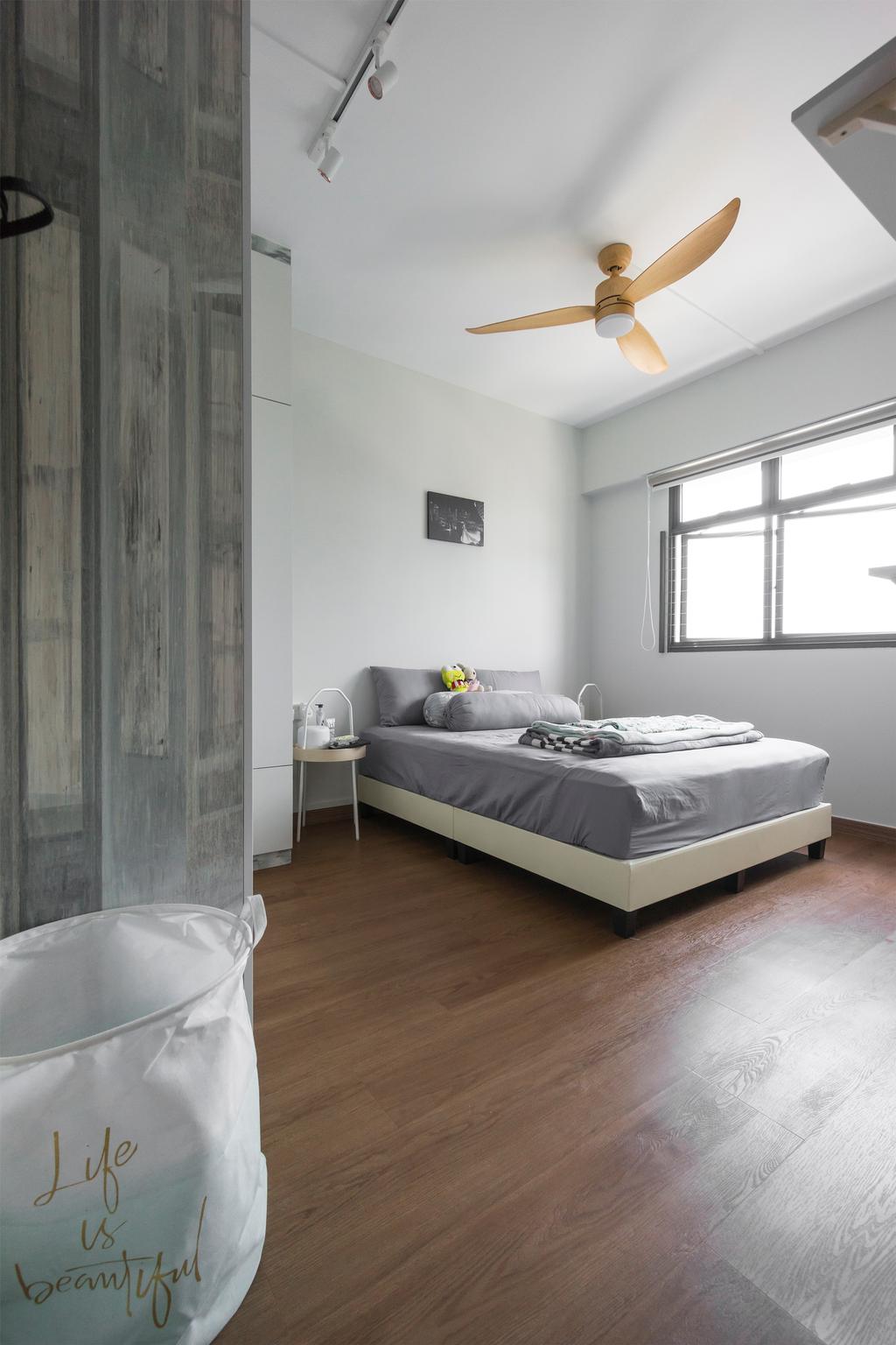 Modern, HDB, Bedroom, Yishun Street 44, Interior Designer, Flo Design