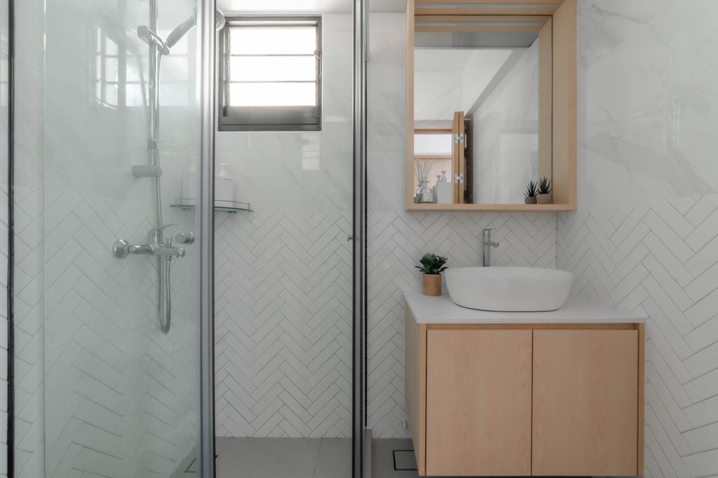 Scandinavian, HDB, Bathroom, Bukit Batok West Avenue 8, Interior Designer, Key Concept