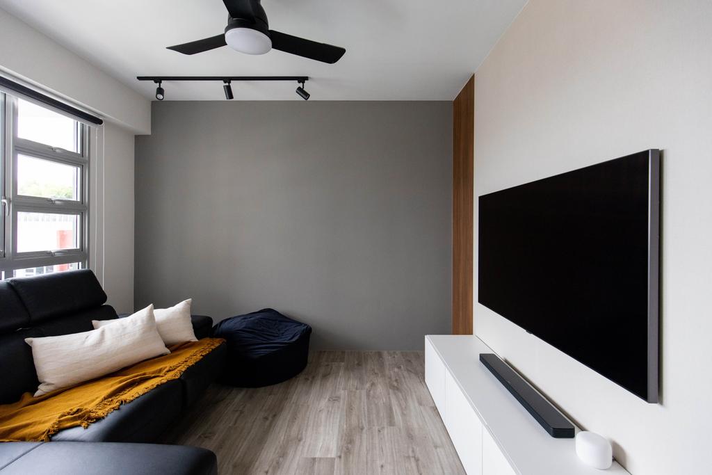 Contemporary, HDB, Living Room, Ang Mo Kio Street 23, Interior Designer, Forefront Interior, Scandinavian