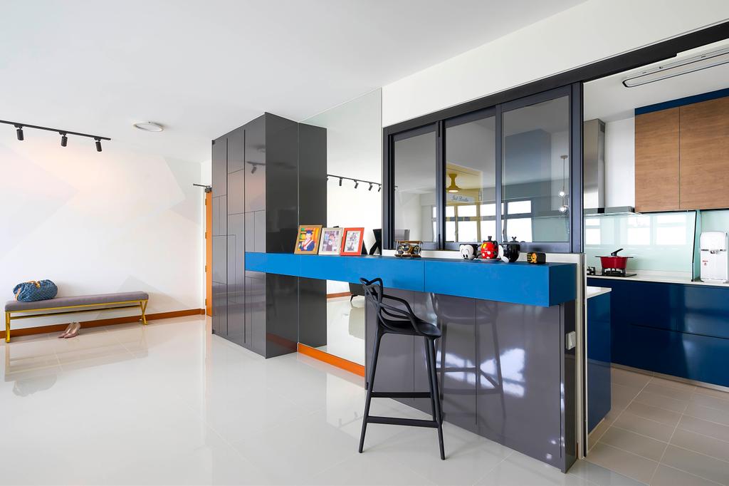 Contemporary, HDB, Kitchen, Bukit Batok Street 21, Interior Designer, Great Oasis Interior Design